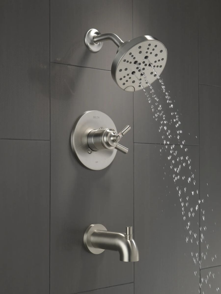 DELTA Saylor Monitor 17 Series Tub & Shower Trim — Stainless
