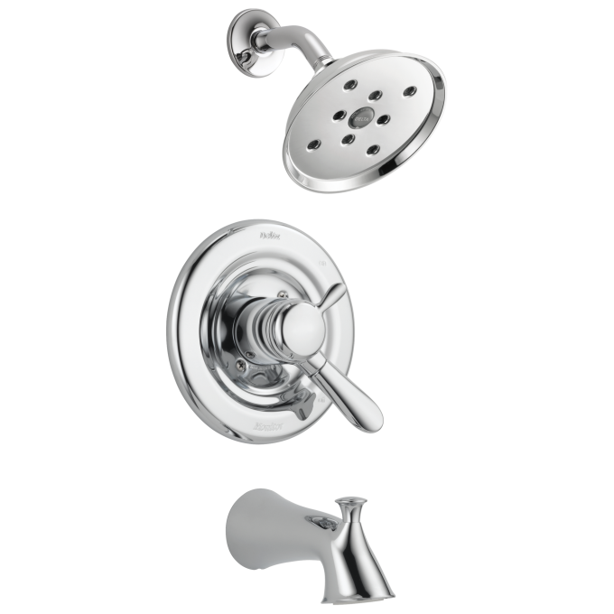 DELTA Lahara Monitor 17 Series H2OKINETIC Tub & Shower Trim — Chrome