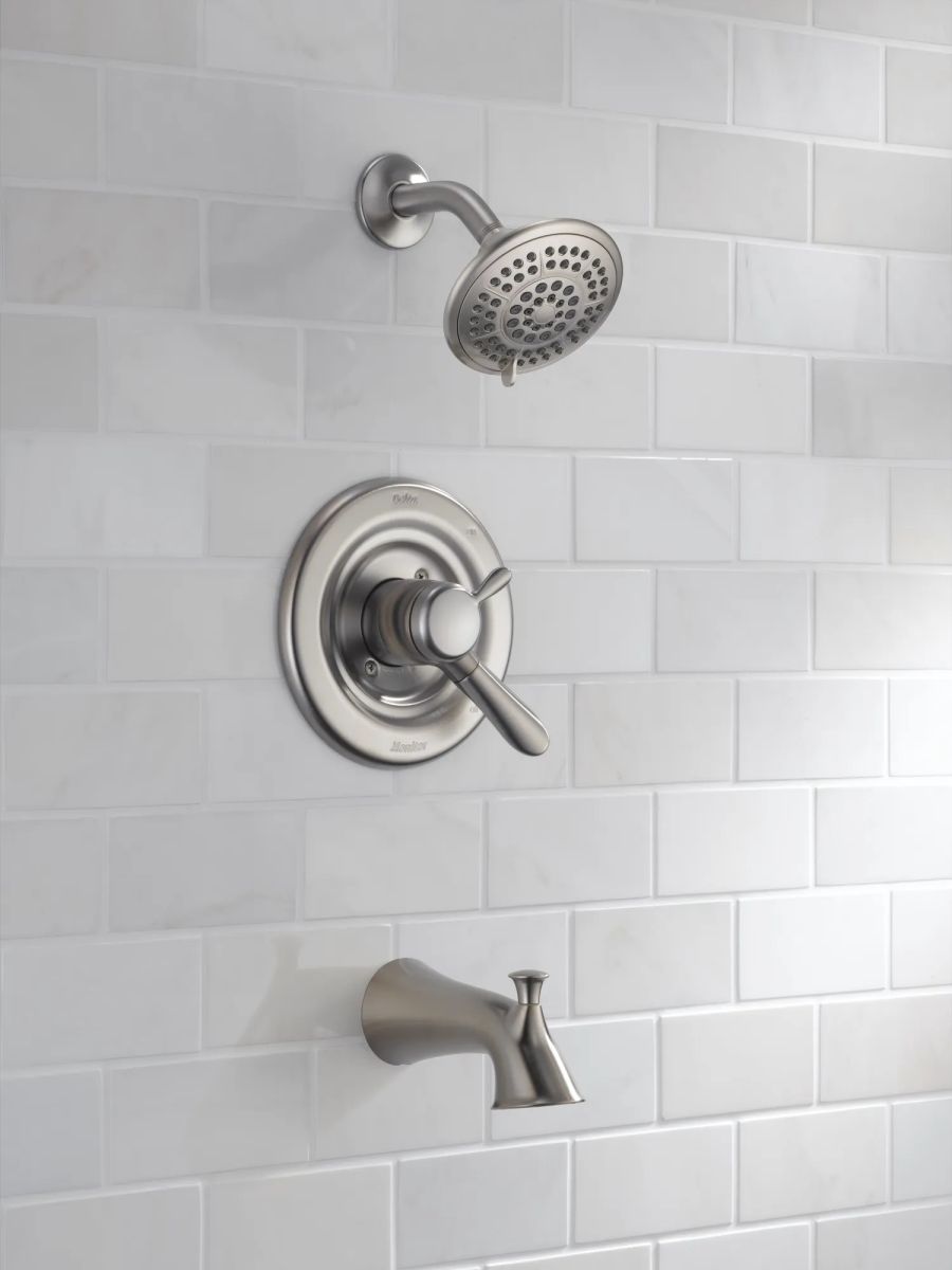 DELTA Lahara Monitor 17 Series Tub & Shower Trim — Stainless