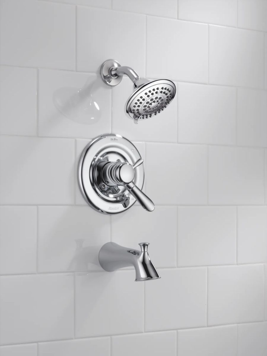 DELTA Lahara Monitor 17 Series Tub & Shower Trim — Chrome