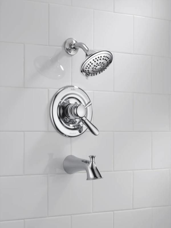 DELTA Lahara Monitor 17 Series Tub & Shower Trim — Chrome