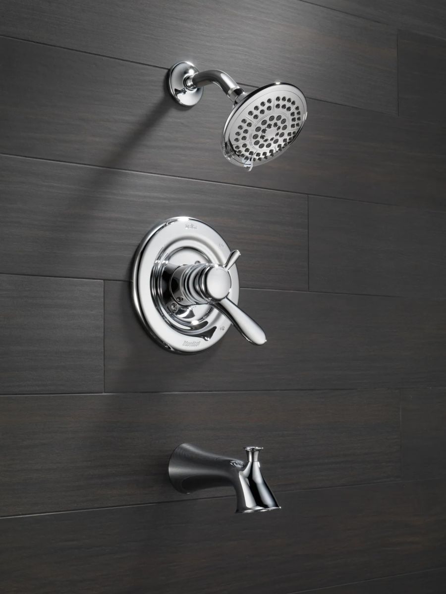 DELTA Lahara Monitor 17 Series Tub & Shower Trim — Chrome