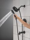 DELTA Altado Monitor 17 Series Tub & Shower Trim with In2ition — Matte Black