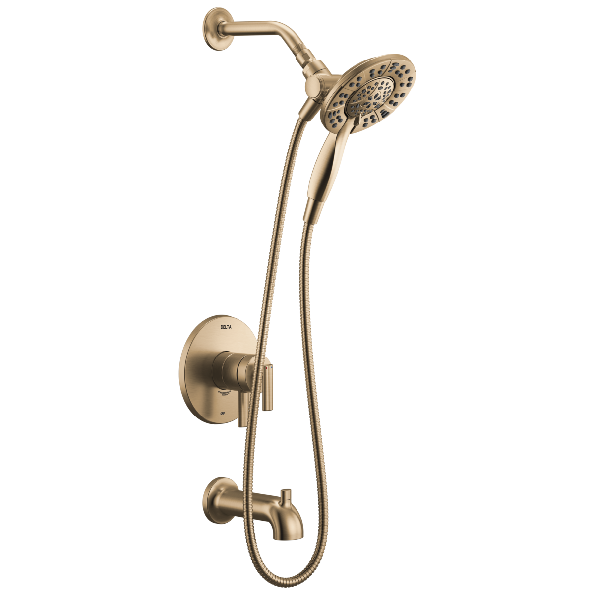 DELTA Altado Monitor 17 Series Tub & Shower Trim with In2ition — Champagne Bronze
