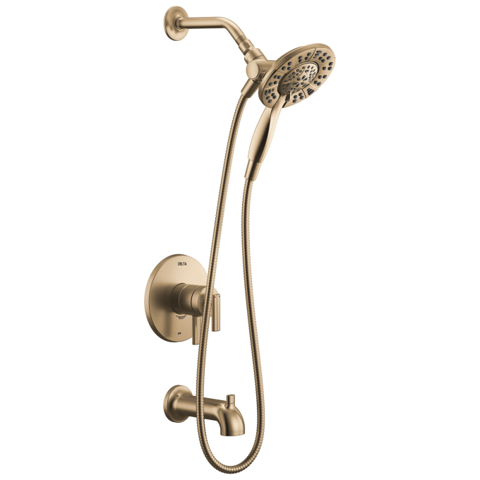DELTA Altado Monitor 17 Series Tub & Shower Trim with In2ition — Champagne Bronze