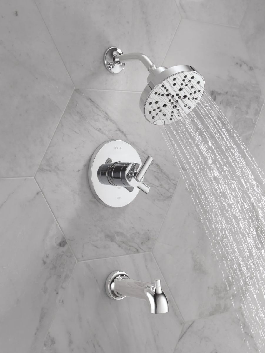 DELTA Altado Monitor 17 Series Tub & Shower Trim — Chrome