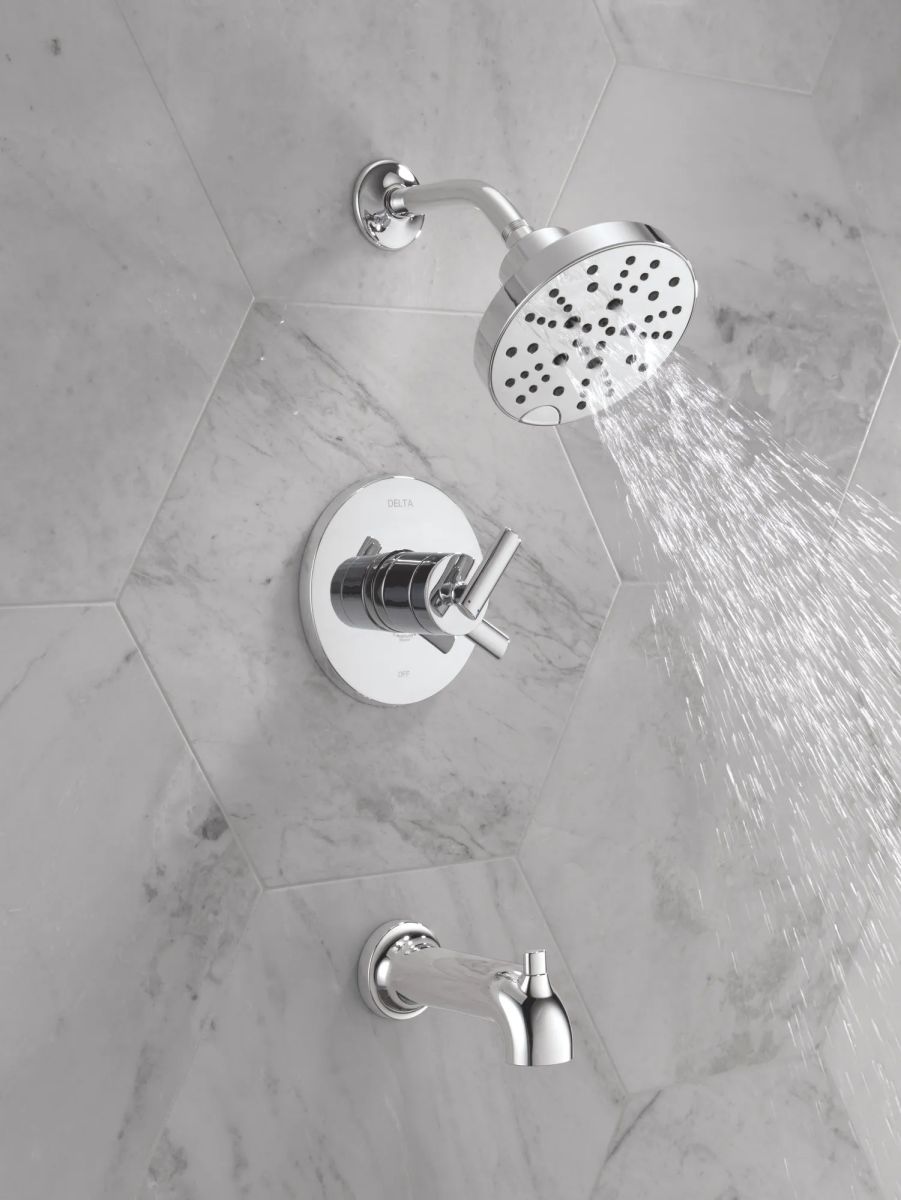 DELTA Altado Monitor 17 Series Tub & Shower Trim — Chrome