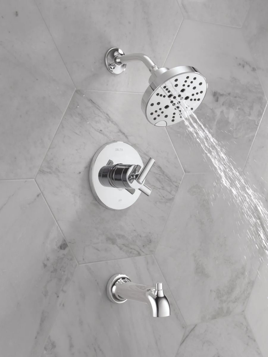 DELTA Altado Monitor 17 Series Tub & Shower Trim — Chrome