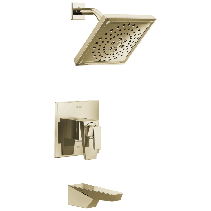 DELTA Trillian 17 Series H2Okinetic Tub Shower Trim — Lumicoat® Polished Nickel
