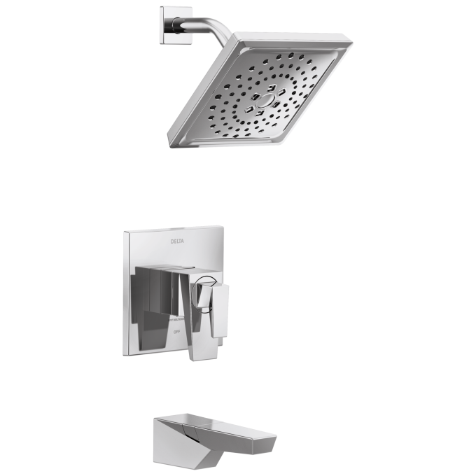 DELTA Trillian 17 Series H2Okinetic Tub Shower Trim — Lumicoat® Chrome