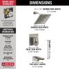 DELTA Trillian 17 Series H2Okinetic Tub Shower Trim — Lumicoat® Stainless