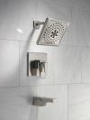 DELTA Trillian 17 Series H2Okinetic Tub Shower Trim — Lumicoat® Stainless