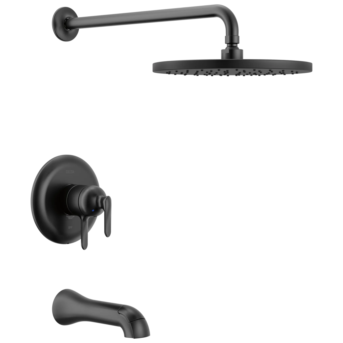 DELTA Bonacci 17 Series Tub Shower Trim — Matte Black