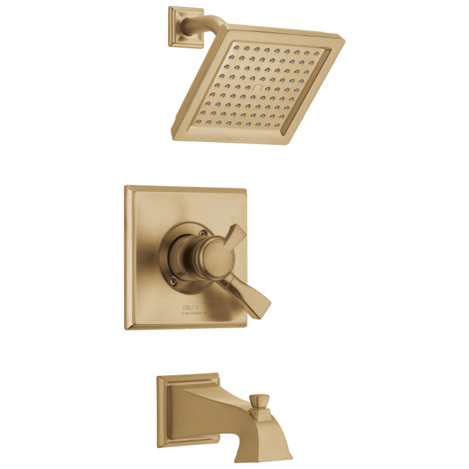 DELTA Dryden Monitor 17 Series Tub & Shower Trim — Champagne Bronze