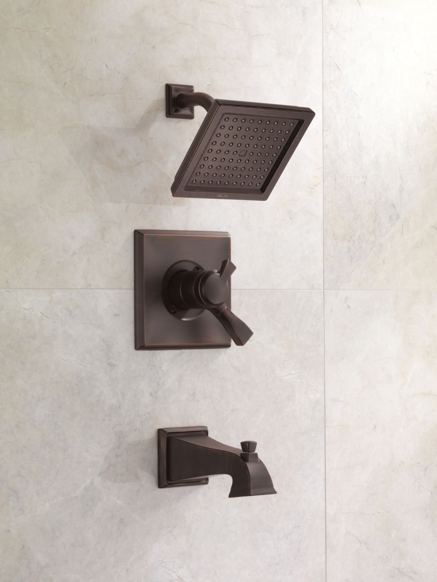 DELTA Dryden Monitor 17 Series Tub & Shower Trim — Venetian Bronze