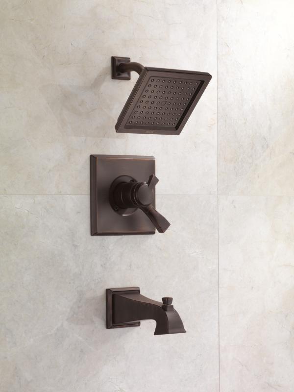 DELTA Dryden Monitor 17 Series Tub & Shower Trim — Venetian Bronze