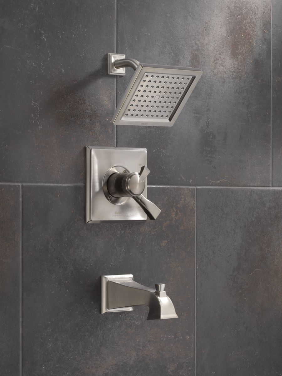 DELTA Dryden Monitor 17 Series Tub & Shower Trim — Stainless