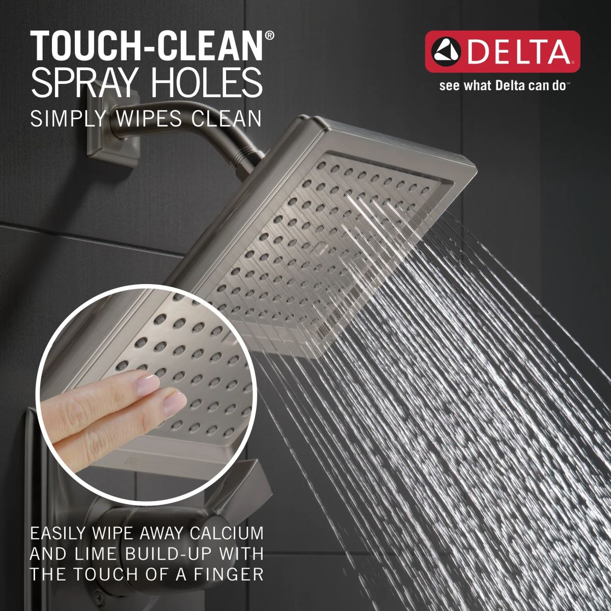 DELTA Dryden Monitor 17 Series Tub & Shower Trim — Stainless