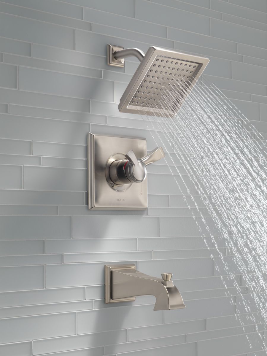 DELTA Dryden Monitor 17 Series Tub & Shower Trim — Stainless