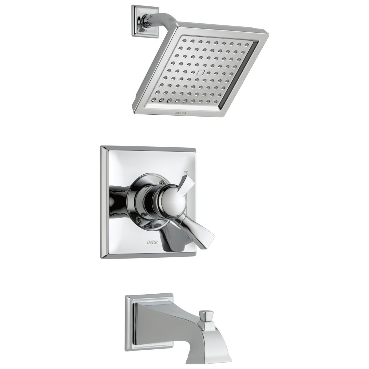 DELTA Dryden Monitor 17 Series Tub & Shower Trim — Chrome
