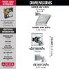 DELTA Dryden Monitor 17 Series Tub & Shower Trim — Chrome