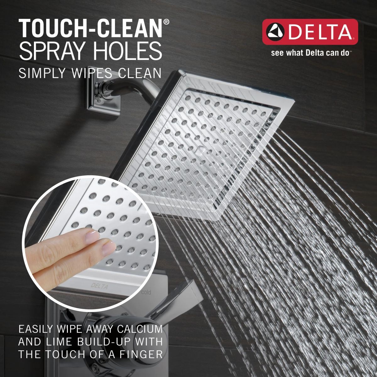 DELTA Dryden Monitor 17 Series Tub & Shower Trim — Chrome