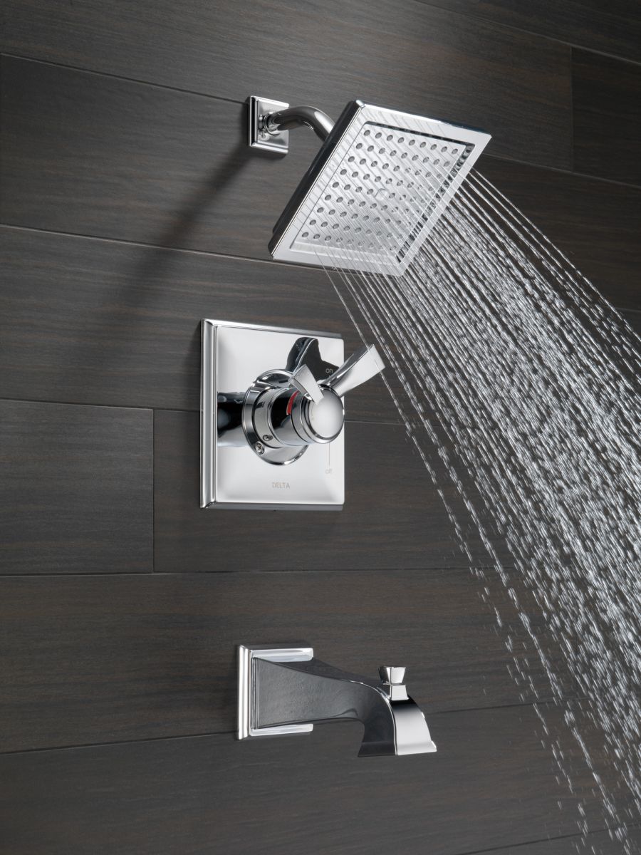 DELTA Dryden Monitor 17 Series Tub & Shower Trim — Chrome