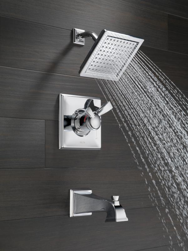 DELTA Dryden Monitor 17 Series Tub & Shower Trim — Chrome