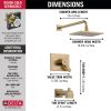 DELTA Vero Monitor 17 Series Tub & Shower Trim — Champagne Bronze