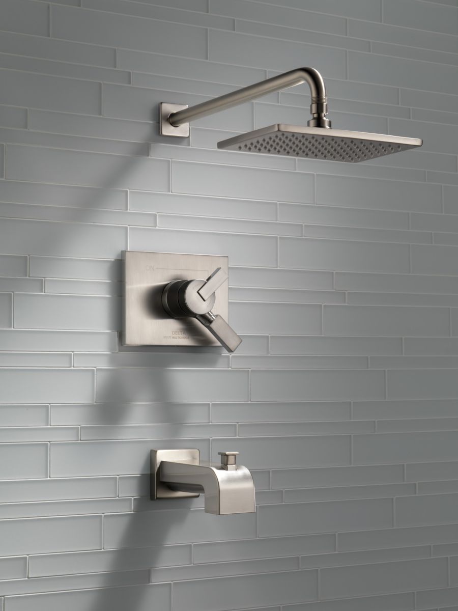 DELTA Vero Monitor 17 Series Tub & Shower Trim — Stainless