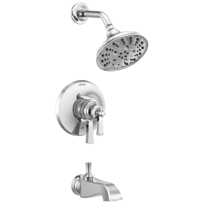 DELTA Dorval Monitor 17 Series Tub & Shower Trim — Chrome