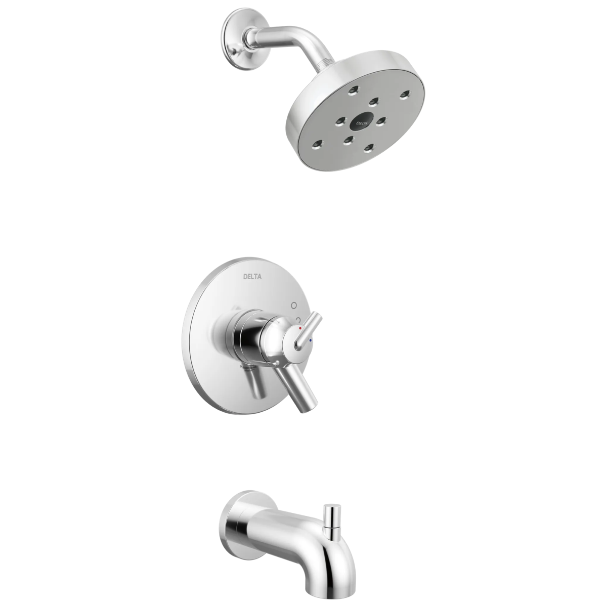 DELTA Trinsic Monitor 17 Series H2OKINETIC Tub & Shower Trim — Chrome