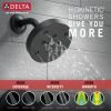 DELTA Trinsic Monitor 17 Series H2OKINETIC Tub & Shower Trim — Matte Black