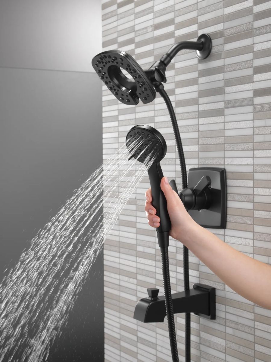 DELTA Ashlyn Monitor 17 Series Shower Trim with In2ition — Matte Black