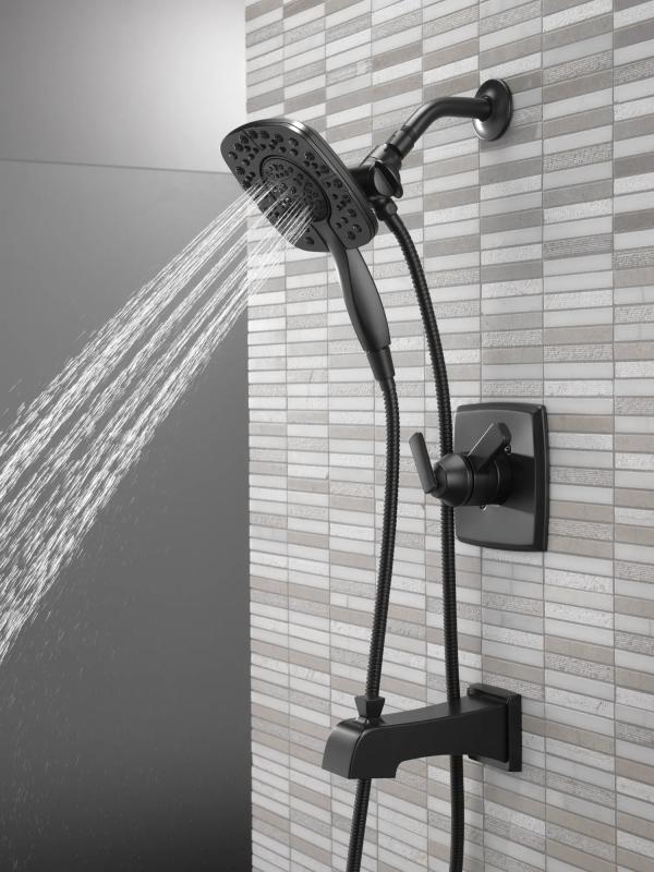 DELTA Ashlyn Monitor 17 Series Shower Trim with In2ition — Matte Black