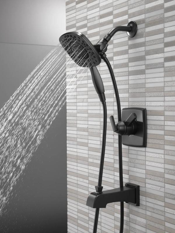 DELTA Ashlyn Monitor 17 Series Shower Trim with In2ition — Matte Black