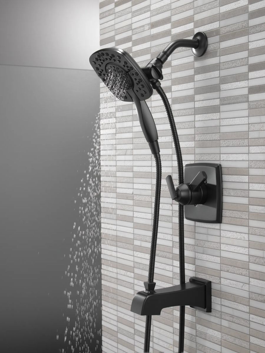 DELTA Ashlyn Monitor 17 Series Shower Trim with In2ition — Matte Black