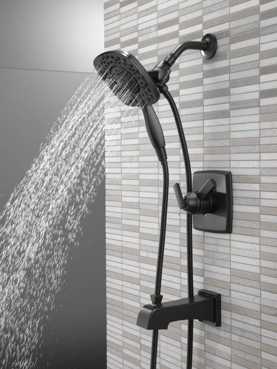 DELTA Ashlyn Monitor 17 Series Shower Trim with In2ition — Matte Black