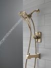 DELTA Ashlyn Monitor 17 Series Shower Trim with In2ition Two-in-One Shower — Champagne Bronze