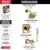 DELTA Ashlyn Monitor 17 Series Tub and Shower Trim — Champagne Bronze