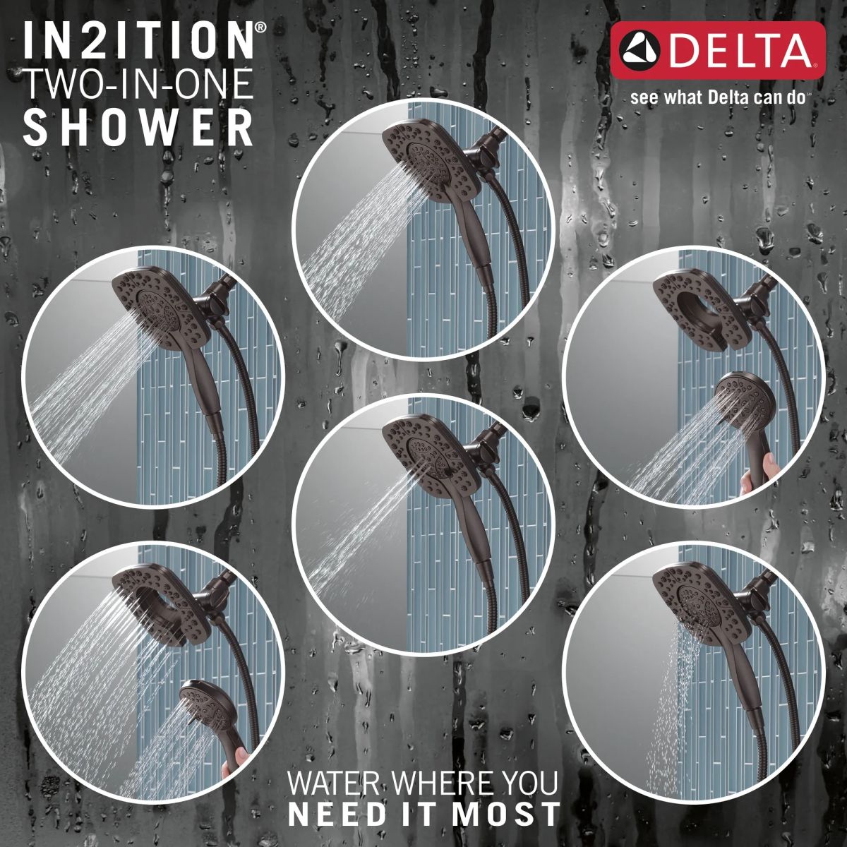 DELTA Ashlyn Monitor 17 Series Shower Trim with In2ition — Venetian Bronze