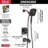 DELTA Ashlyn Monitor 17 Series Shower Trim with In2ition — Venetian Bronze