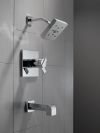 DELTA Ara Monitor 17 Series H2OKINETIC Tub & Shower Trim — Chrome