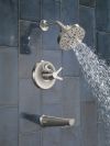 DELTA Galeon 17S Tub Shower Trim with H2OKinetic — Lumicoat® Stainless