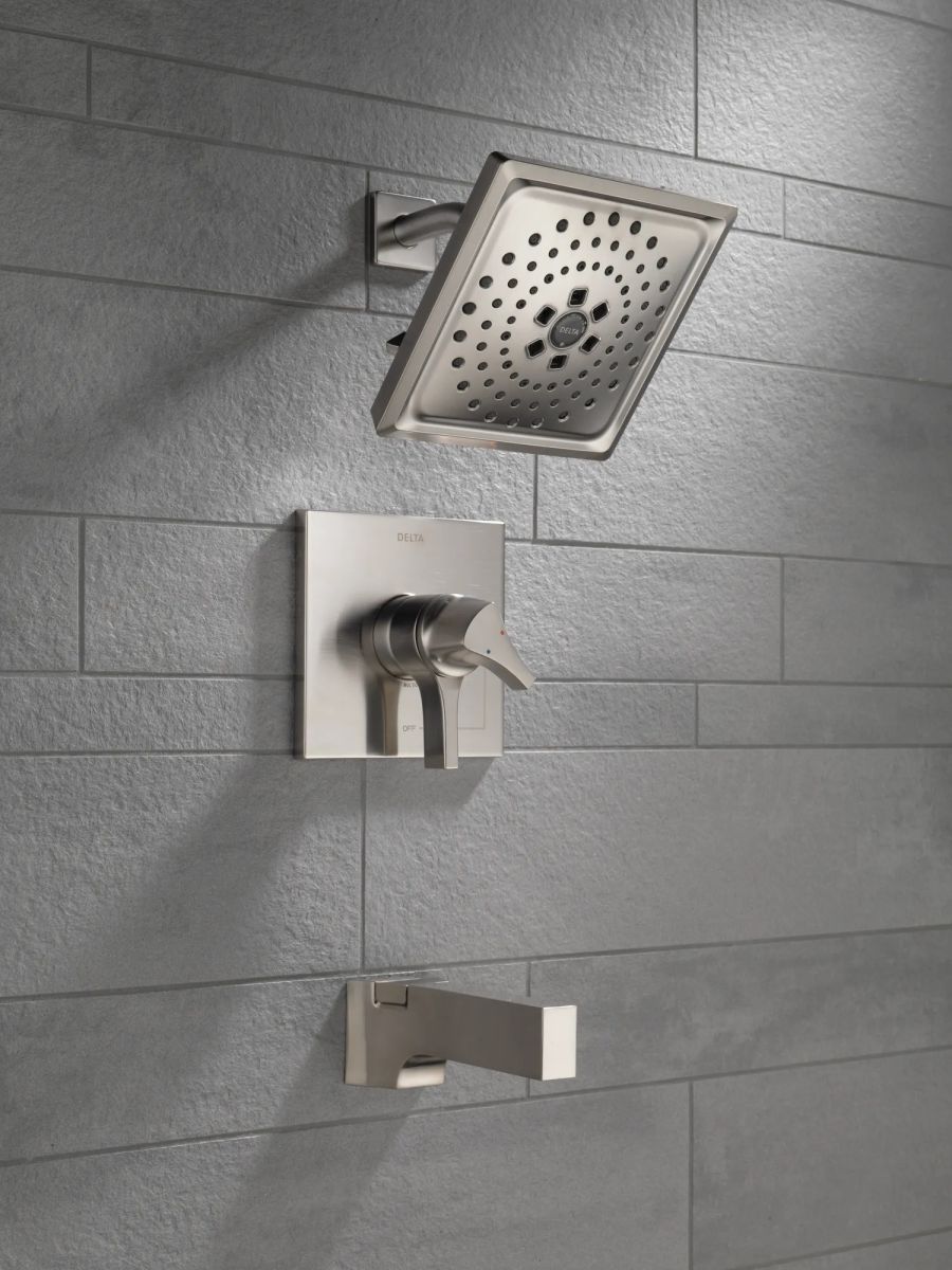 DELTA Zura Monitor 17 Series H2OKINETIC Tub & Shower Trim — Stainless