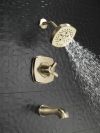 DELTA Stryke 17 Series Tub and Shower Only — Lumicoat® Champagne Bronze