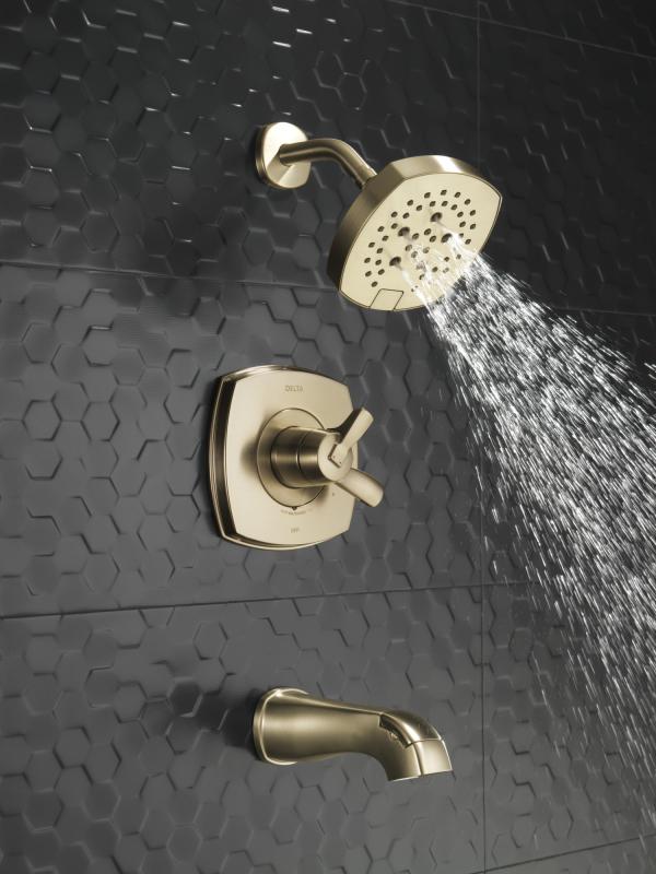 DELTA Stryke 17 Series Tub and Shower Only — Lumicoat® Champagne Bronze