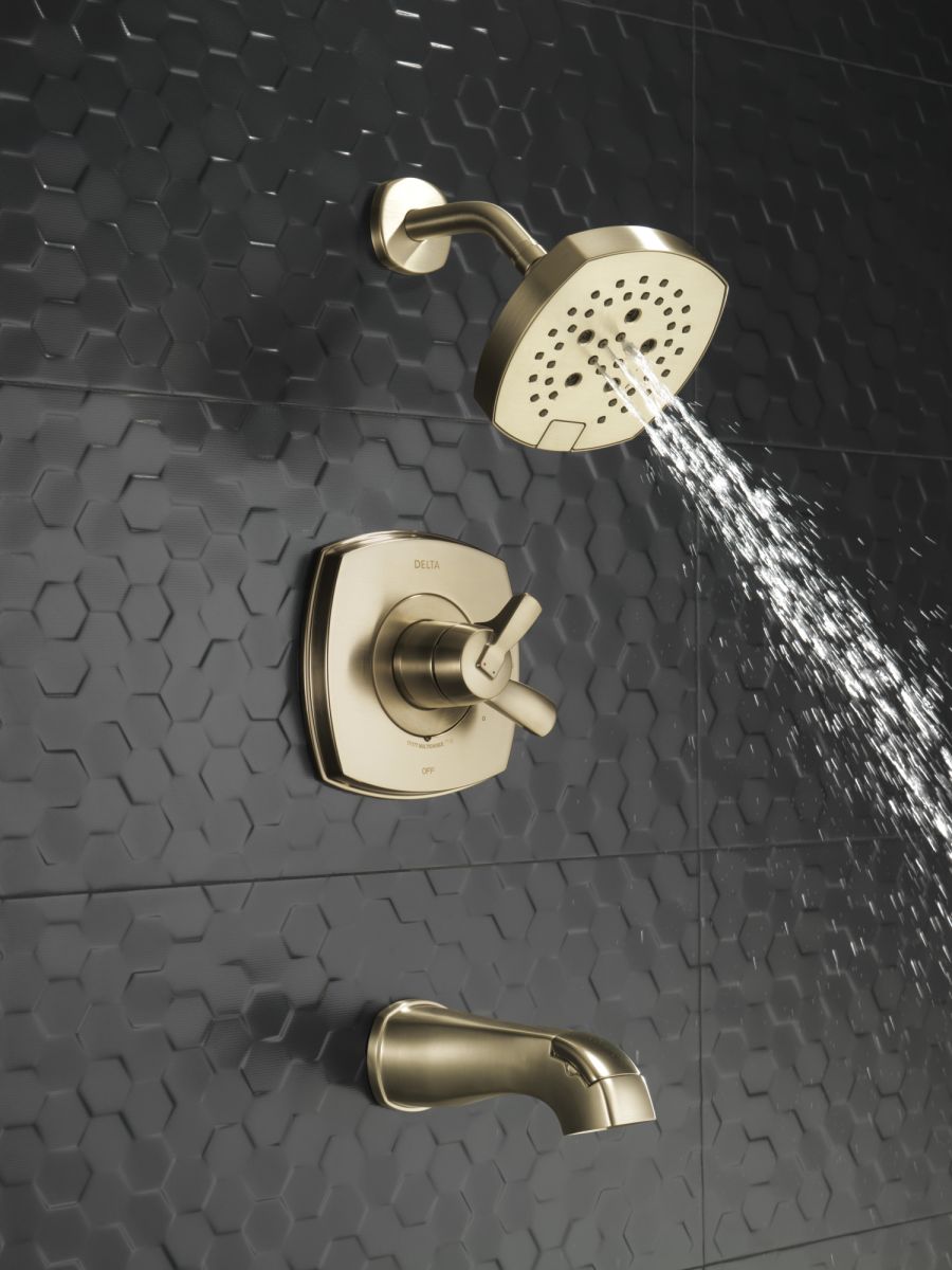 DELTA Stryke 17 Series Tub and Shower Only — Lumicoat® Champagne Bronze