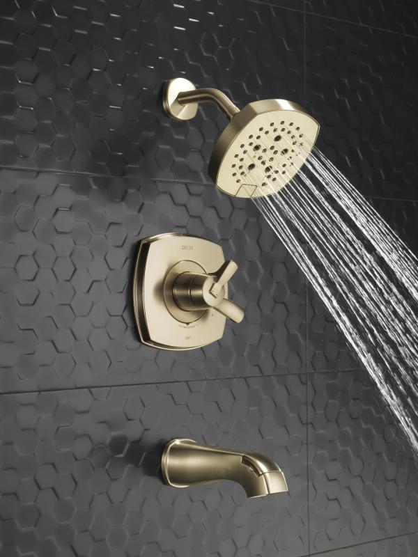 DELTA Stryke 17 Series Tub and Shower Only — Lumicoat® Champagne Bronze