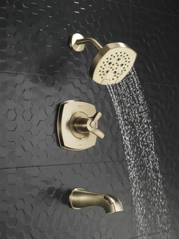 DELTA Stryke 17 Series Tub and Shower Only — Lumicoat® Champagne Bronze